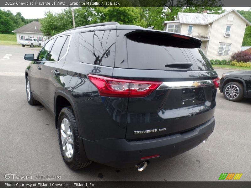 Graphite Metallic / Jet Black 2019 Chevrolet Traverse LT AWD