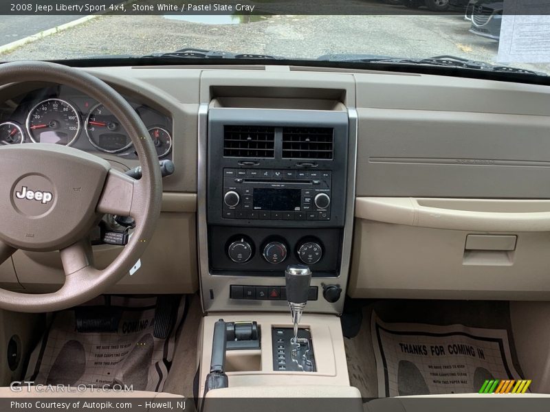 Stone White / Pastel Slate Gray 2008 Jeep Liberty Sport 4x4