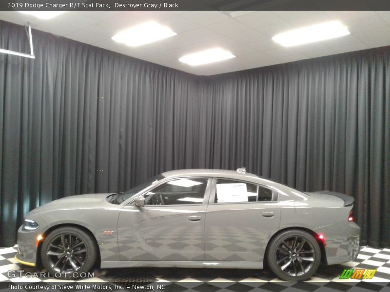 Destroyer Gray / Black 2019 Dodge Charger R/T Scat Pack
