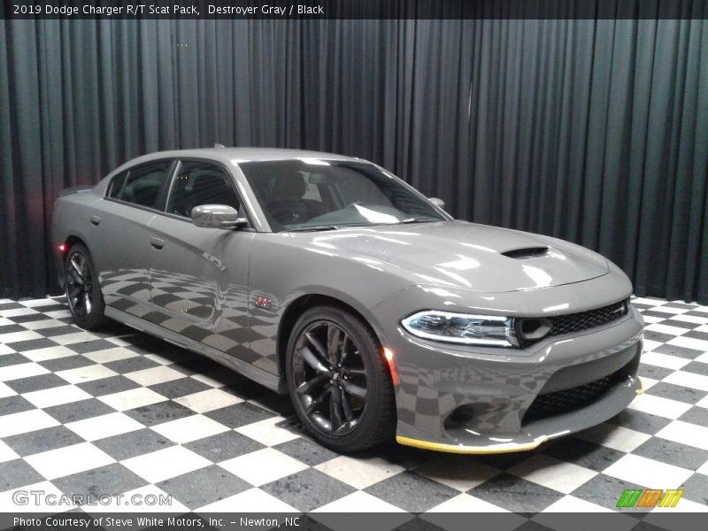 Destroyer Gray / Black 2019 Dodge Charger R/T Scat Pack