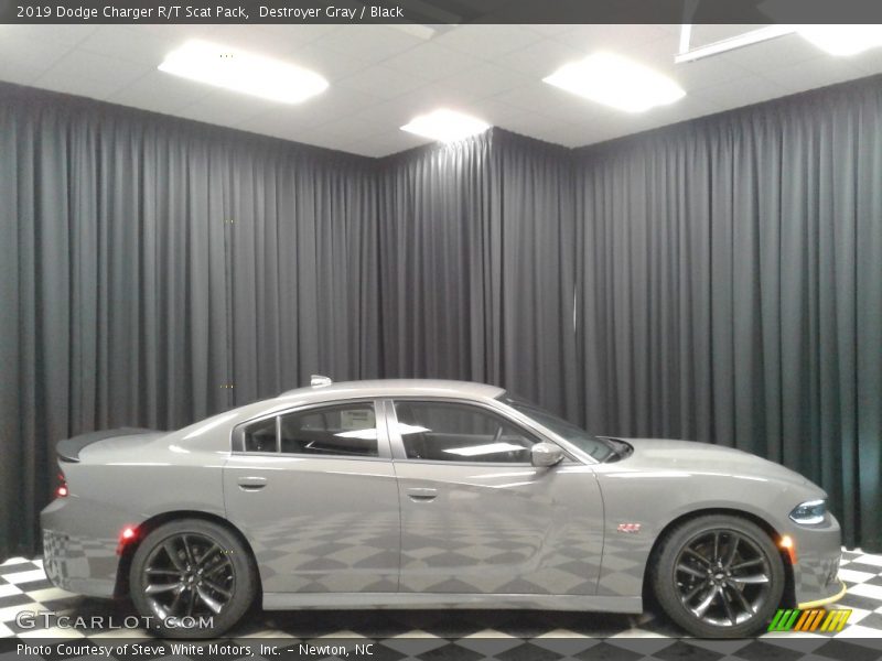 Destroyer Gray / Black 2019 Dodge Charger R/T Scat Pack