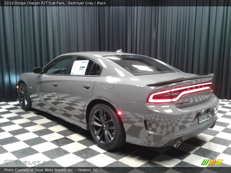 Destroyer Gray / Black 2019 Dodge Charger R/T Scat Pack
