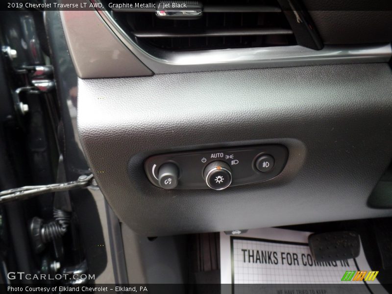 Controls of 2019 Traverse LT AWD