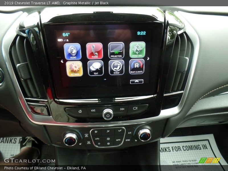 Graphite Metallic / Jet Black 2019 Chevrolet Traverse LT AWD
