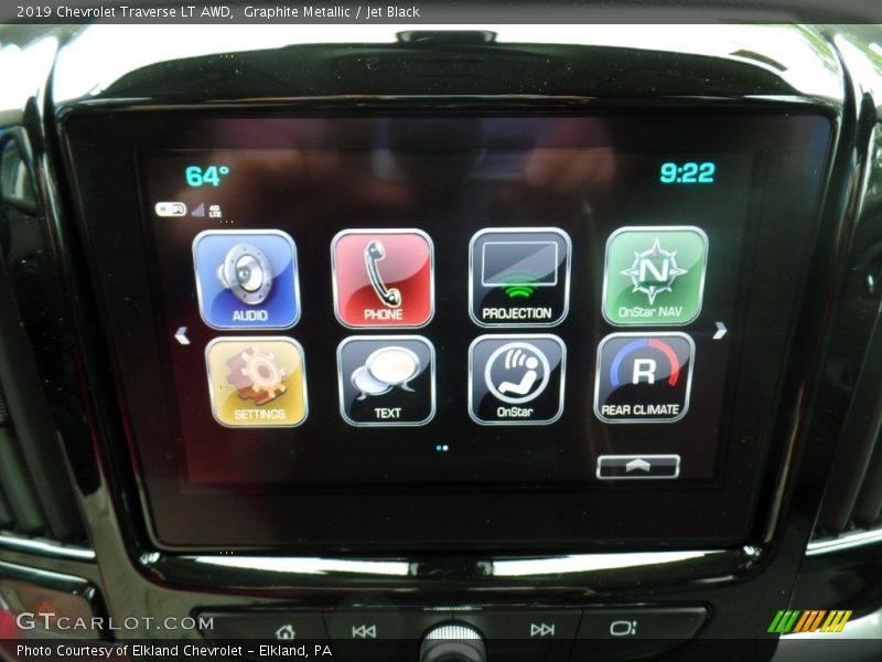 Graphite Metallic / Jet Black 2019 Chevrolet Traverse LT AWD