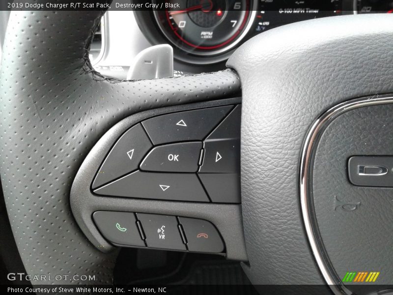 Destroyer Gray / Black 2019 Dodge Charger R/T Scat Pack