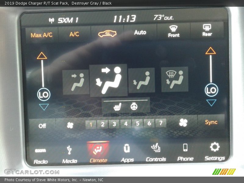 Destroyer Gray / Black 2019 Dodge Charger R/T Scat Pack