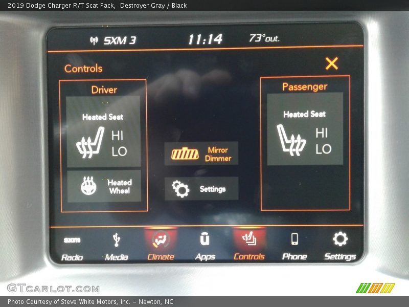 Destroyer Gray / Black 2019 Dodge Charger R/T Scat Pack