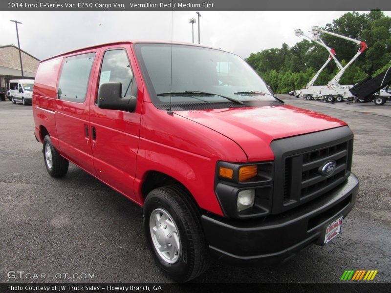 Vermillion Red / Medium Flint 2014 Ford E-Series Van E250 Cargo Van