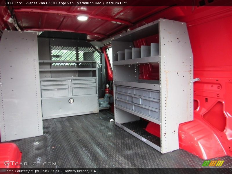 Vermillion Red / Medium Flint 2014 Ford E-Series Van E250 Cargo Van