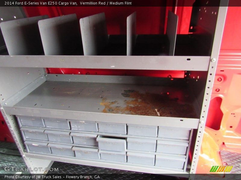 Vermillion Red / Medium Flint 2014 Ford E-Series Van E250 Cargo Van