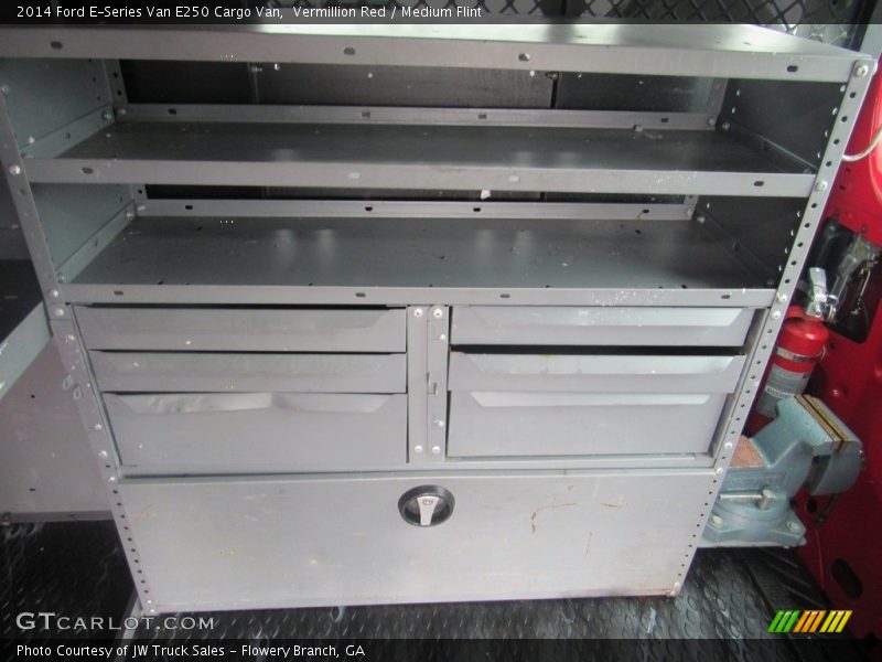 Vermillion Red / Medium Flint 2014 Ford E-Series Van E250 Cargo Van