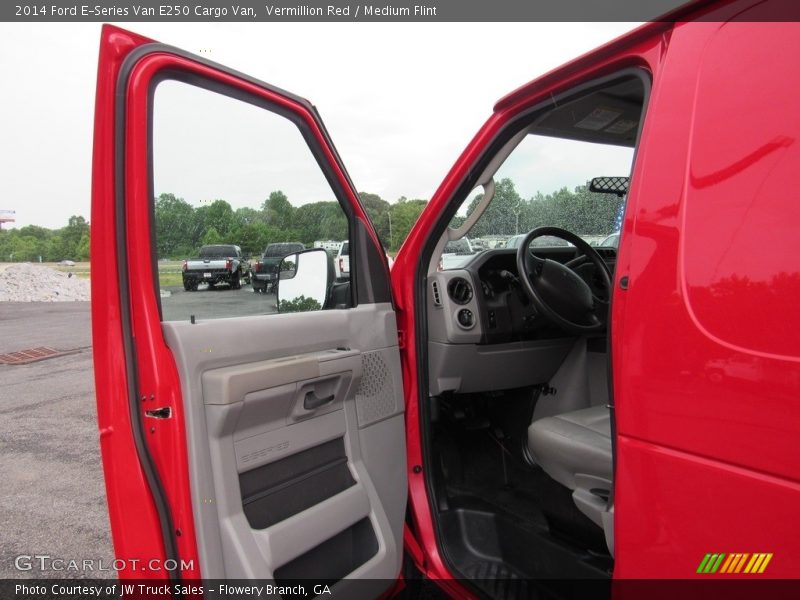 Vermillion Red / Medium Flint 2014 Ford E-Series Van E250 Cargo Van