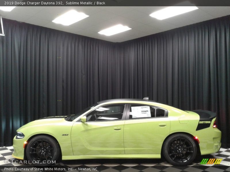 Sublime Metallic / Black 2019 Dodge Charger Daytona 392