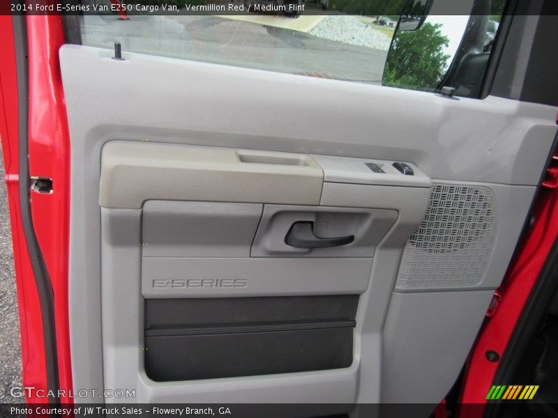Vermillion Red / Medium Flint 2014 Ford E-Series Van E250 Cargo Van
