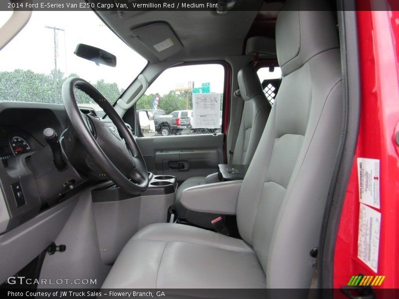 Vermillion Red / Medium Flint 2014 Ford E-Series Van E250 Cargo Van