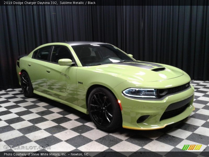 Sublime Metallic / Black 2019 Dodge Charger Daytona 392