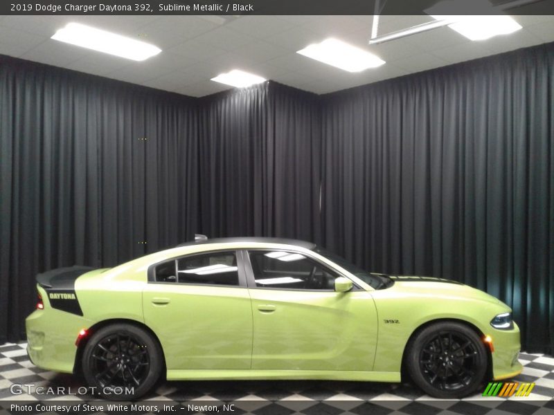 Sublime Metallic / Black 2019 Dodge Charger Daytona 392