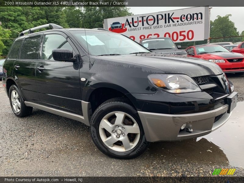 Labrador Black Pearl / Charcoal 2003 Mitsubishi Outlander XLS 4WD