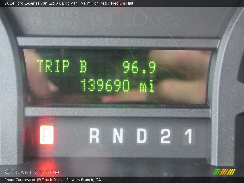Vermillion Red / Medium Flint 2014 Ford E-Series Van E250 Cargo Van