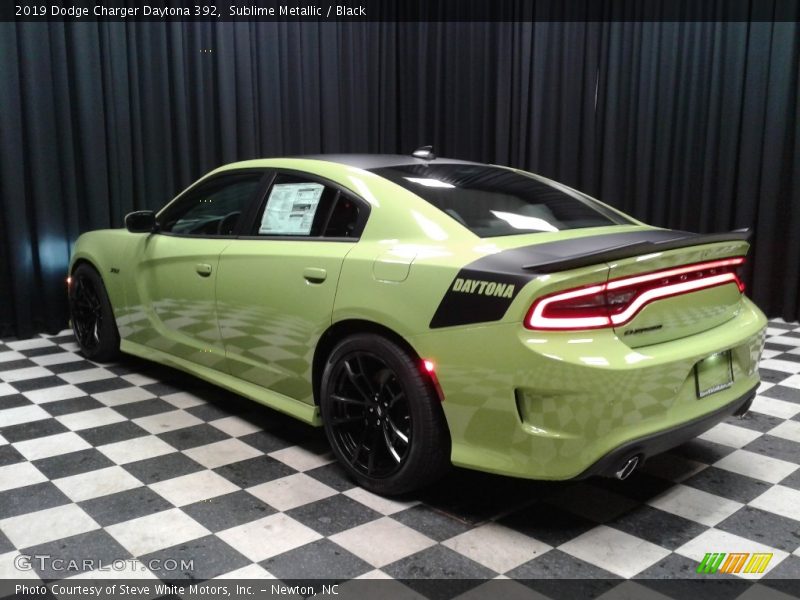 Sublime Metallic / Black 2019 Dodge Charger Daytona 392