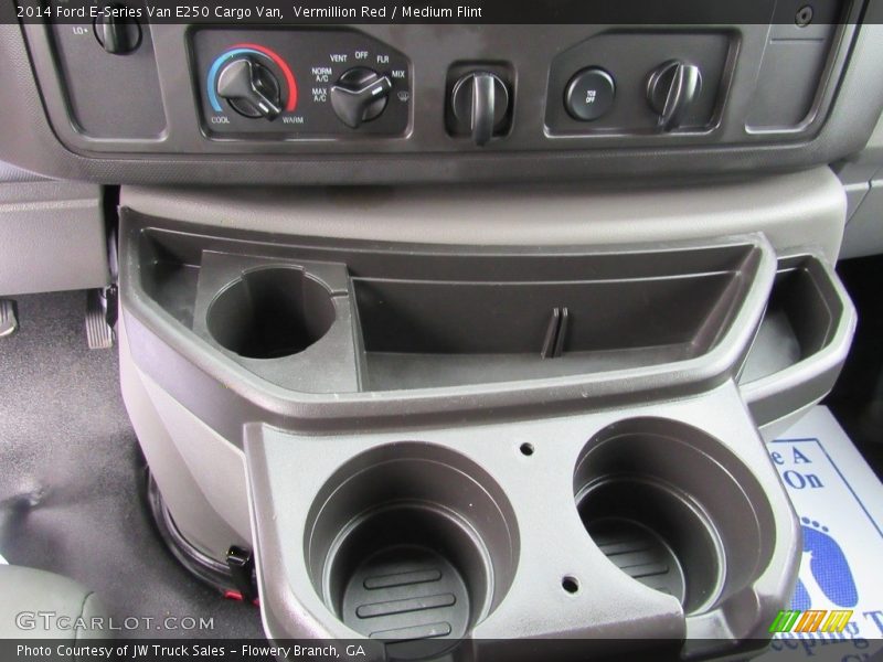 Vermillion Red / Medium Flint 2014 Ford E-Series Van E250 Cargo Van