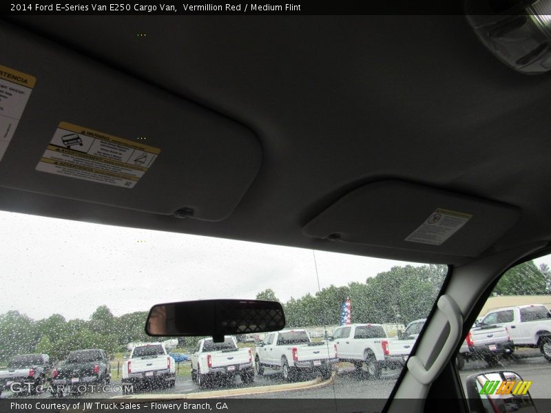 Vermillion Red / Medium Flint 2014 Ford E-Series Van E250 Cargo Van