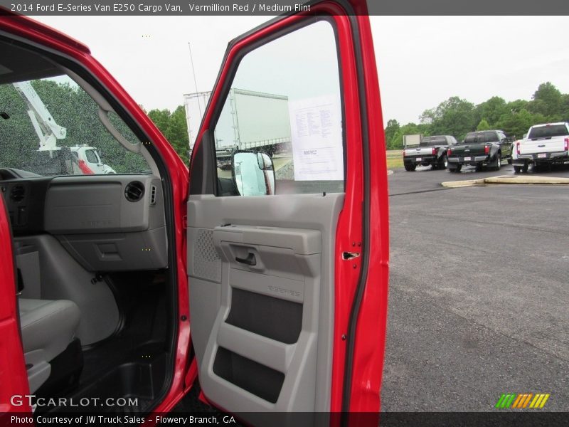 Vermillion Red / Medium Flint 2014 Ford E-Series Van E250 Cargo Van