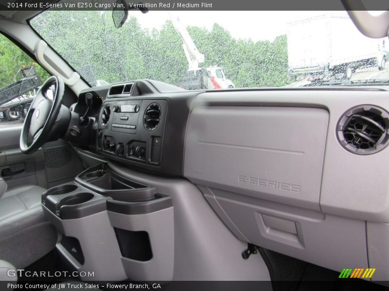 Vermillion Red / Medium Flint 2014 Ford E-Series Van E250 Cargo Van