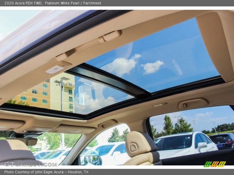 Sunroof of 2020 RDX FWD