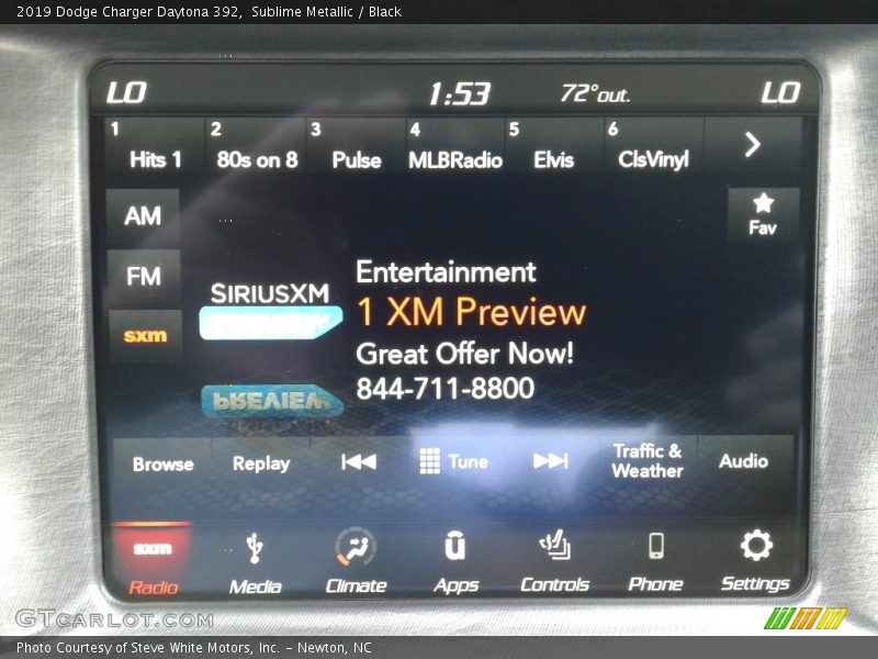 Sublime Metallic / Black 2019 Dodge Charger Daytona 392