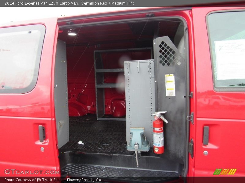 Vermillion Red / Medium Flint 2014 Ford E-Series Van E250 Cargo Van