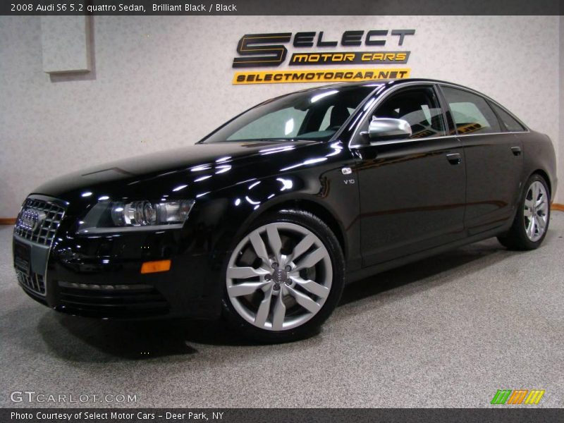 Brilliant Black / Black 2008 Audi S6 5.2 quattro Sedan