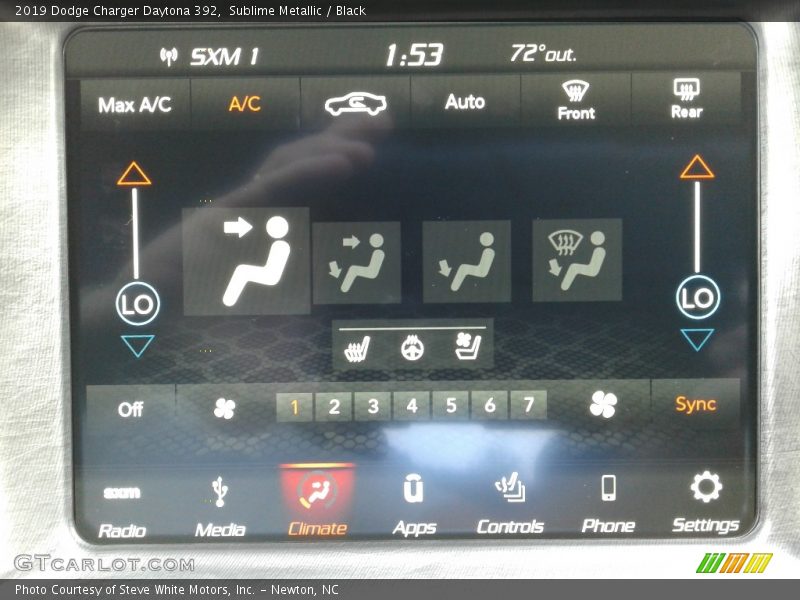 Sublime Metallic / Black 2019 Dodge Charger Daytona 392