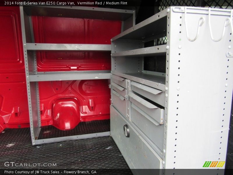 Vermillion Red / Medium Flint 2014 Ford E-Series Van E250 Cargo Van