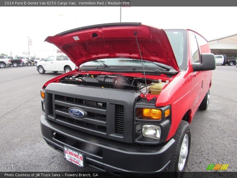 Vermillion Red / Medium Flint 2014 Ford E-Series Van E250 Cargo Van