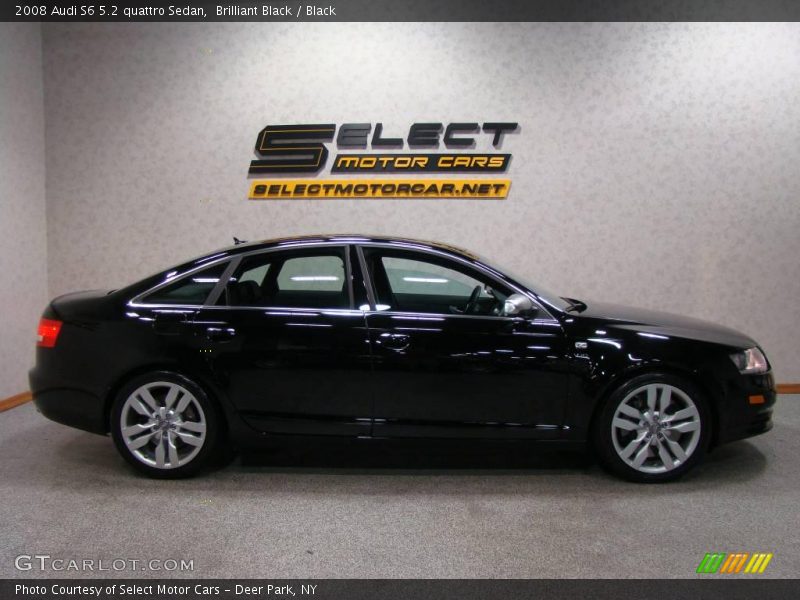 Brilliant Black / Black 2008 Audi S6 5.2 quattro Sedan