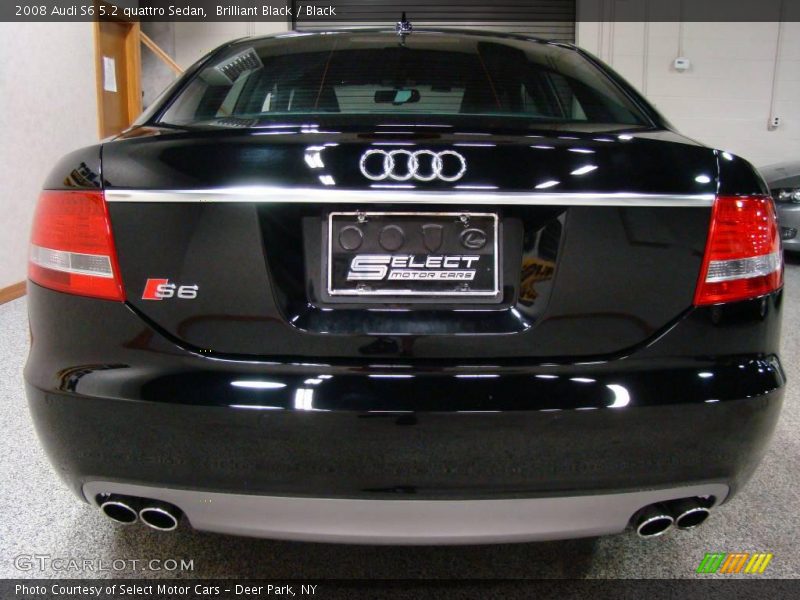Brilliant Black / Black 2008 Audi S6 5.2 quattro Sedan