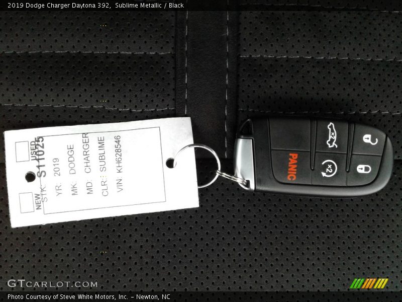 Sublime Metallic / Black 2019 Dodge Charger Daytona 392