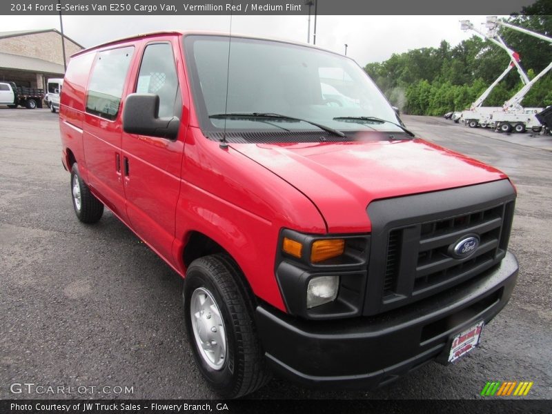 Vermillion Red / Medium Flint 2014 Ford E-Series Van E250 Cargo Van
