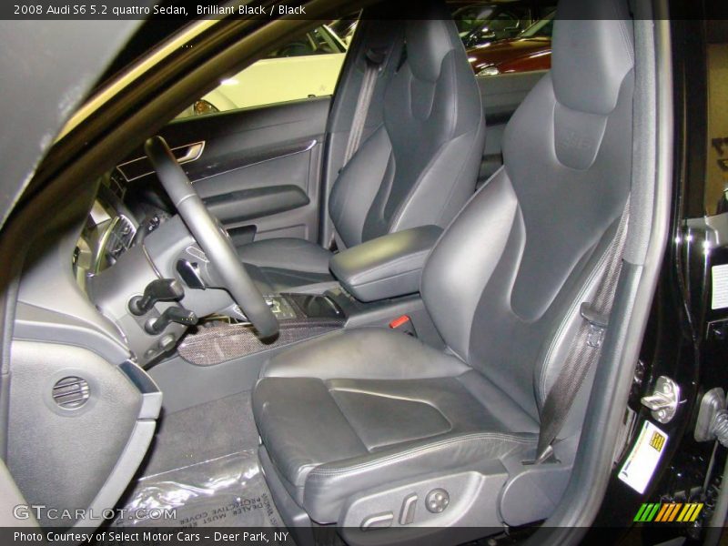 Brilliant Black / Black 2008 Audi S6 5.2 quattro Sedan