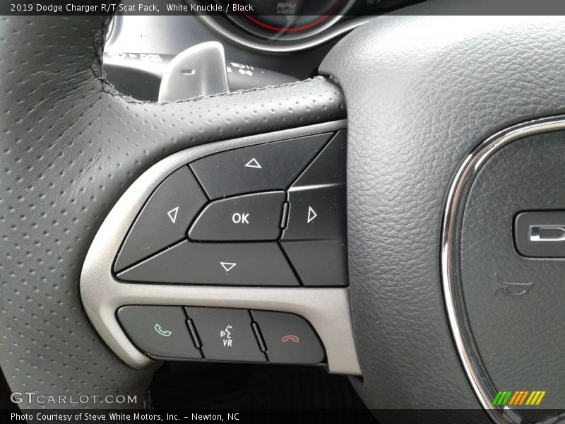 White Knuckle / Black 2019 Dodge Charger R/T Scat Pack