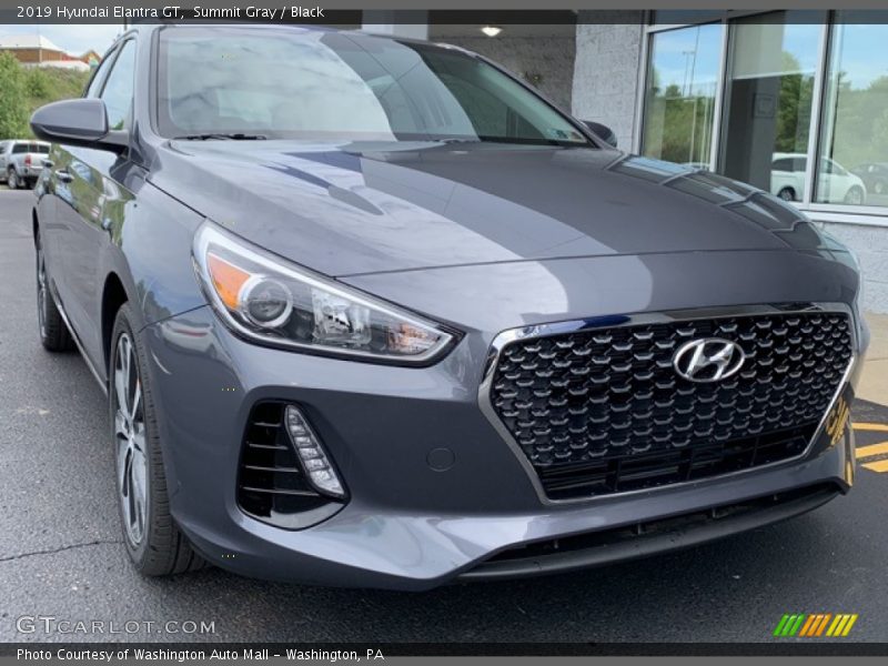 Summit Gray / Black 2019 Hyundai Elantra GT