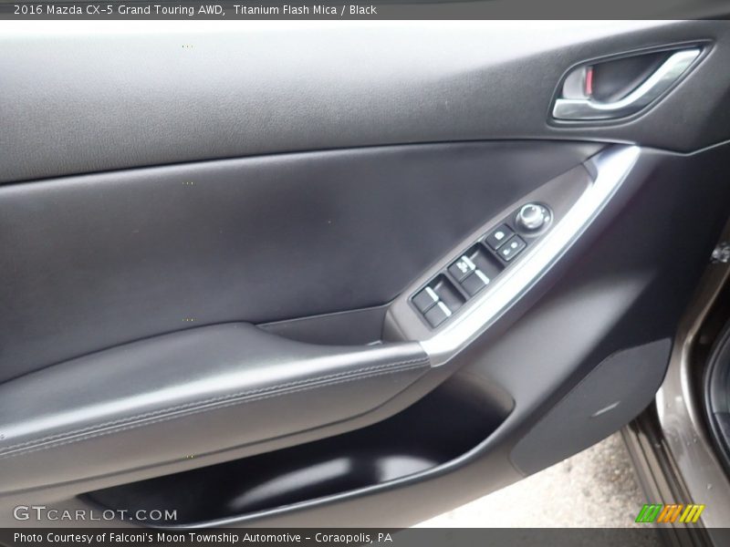 Titanium Flash Mica / Black 2016 Mazda CX-5 Grand Touring AWD