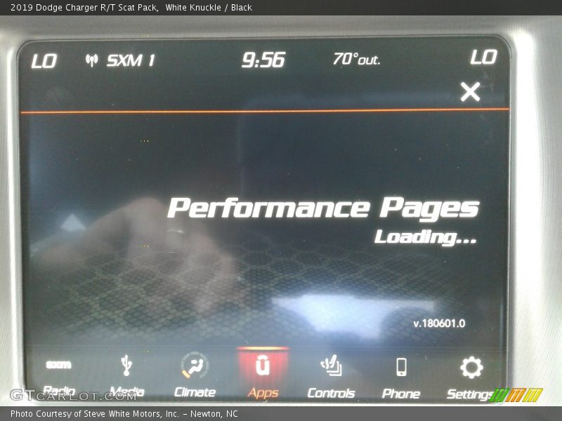 White Knuckle / Black 2019 Dodge Charger R/T Scat Pack