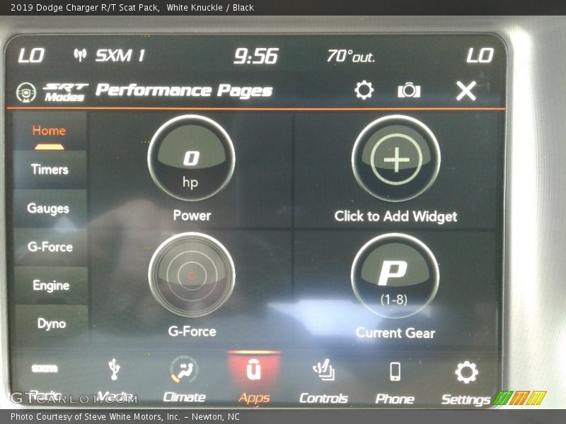 White Knuckle / Black 2019 Dodge Charger R/T Scat Pack