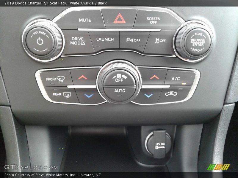 White Knuckle / Black 2019 Dodge Charger R/T Scat Pack