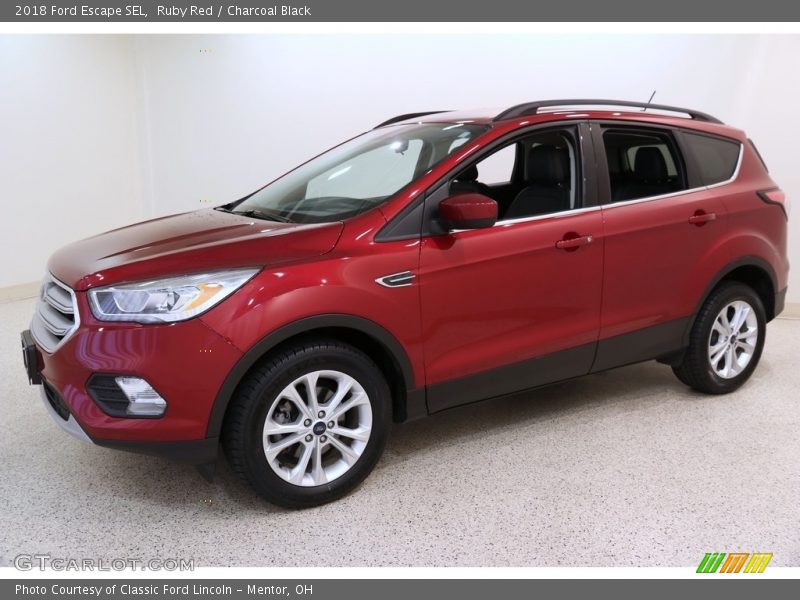 Ruby Red / Charcoal Black 2018 Ford Escape SEL