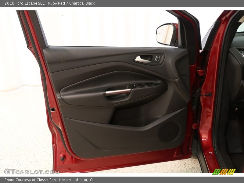 Ruby Red / Charcoal Black 2018 Ford Escape SEL