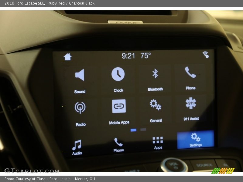 Ruby Red / Charcoal Black 2018 Ford Escape SEL
